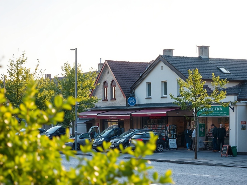 Mapa z zaznaczonym Orzeszem i ikonami symbolizującymi projekty Funduszy Europejskich, skupiająca się na Funduszach Europejskich Orzesze.